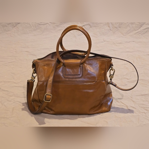 HOBO Brown Leather Shoulder Bag Shelia Medium - Picture 14 of 14